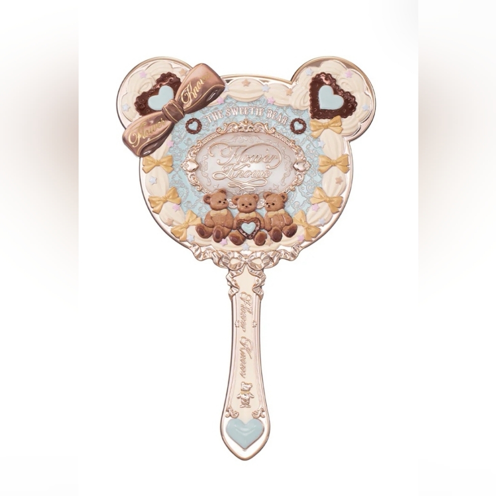 Flower Knows Sweetie Bear Hand Mirror